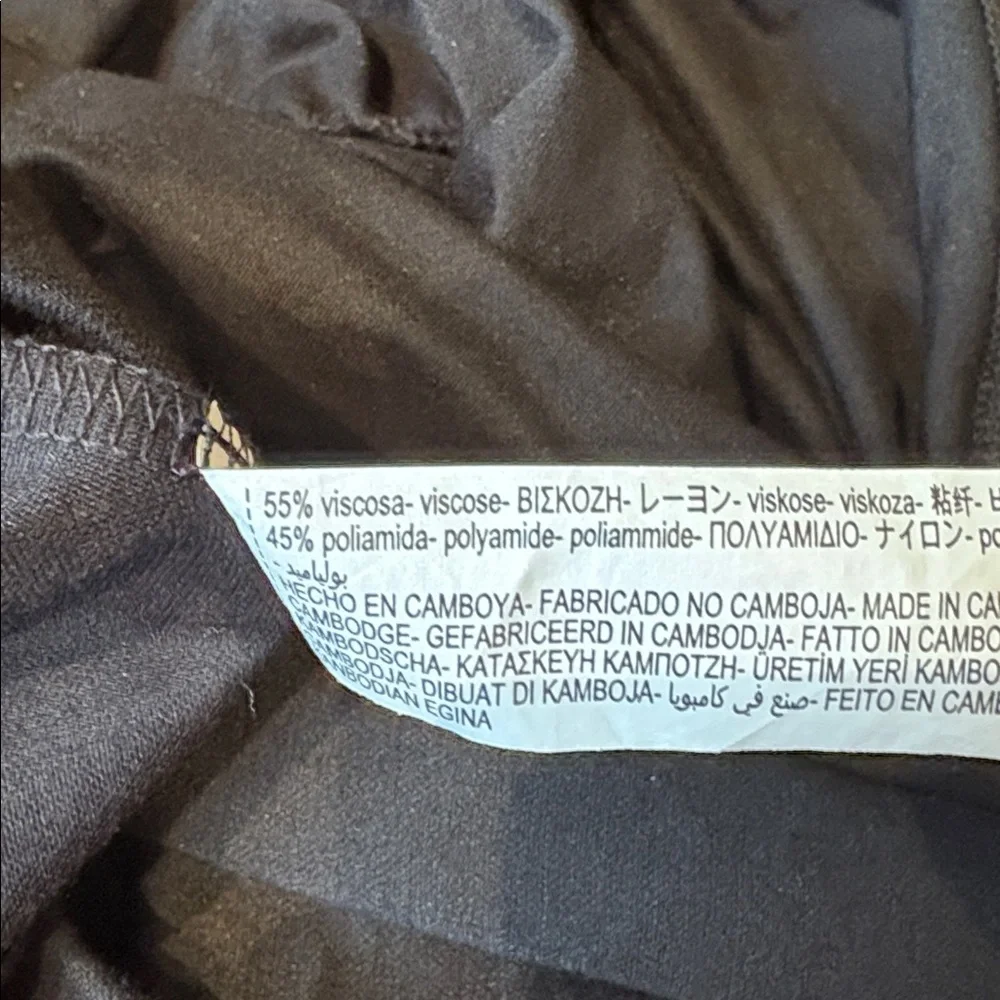 Zara Woman’s Black V Neck Dress Size M